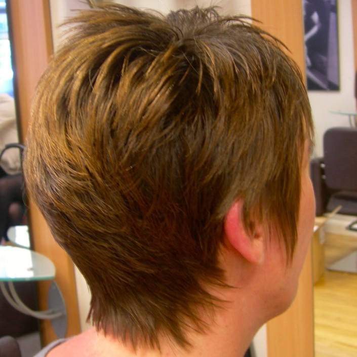 This is beautiful hair we have styled, and cut to be soft