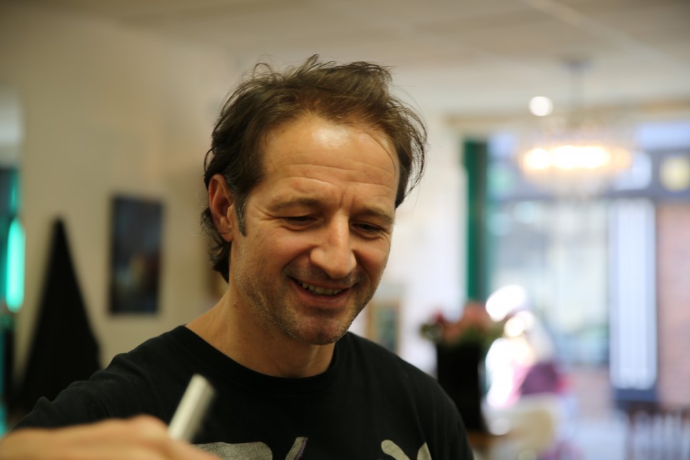 Olivier at work