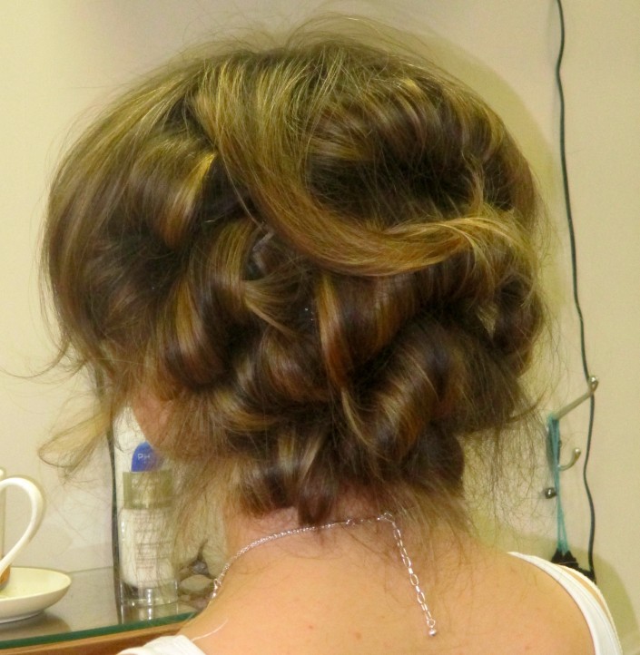 Here in our salon we are creating soft curly hair